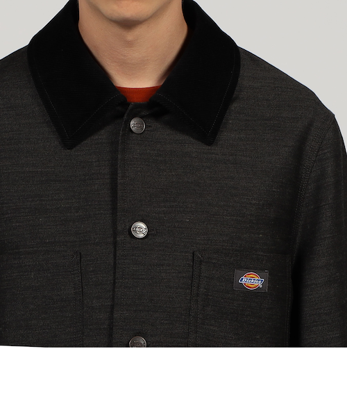 数回着用のみ SHIPS別注 Dickies カバーオール L ダークグリーン 別注】Dickies シェットランドウール カバーオール｜トゥモロ