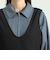 ポリエステルウール ロングベスト