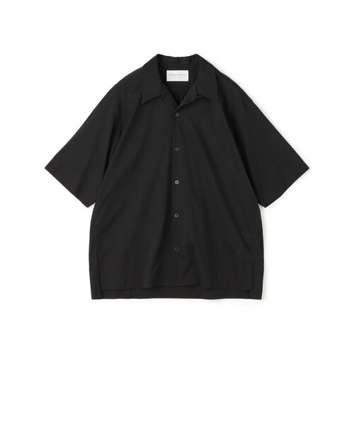 コットンポリエステルジャージー オープンカラーシャツ｜トゥモロ