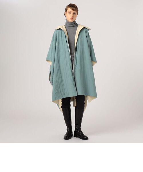 レーヨンウール リバーシブルポンチョ｜トゥモロ－ランドの