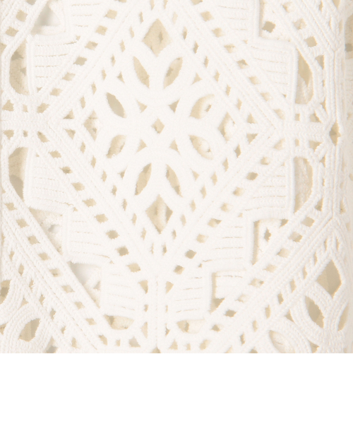 ダイヤモチーフエンブロイダリー ロングジレ｜トゥモロ－ランドの