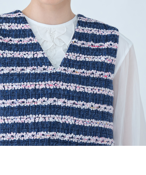 フルールボーダー フロンタブルジレ｜トゥモロ－ランドのアウトレット