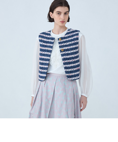 フルールボーダー フロンタブルジレ｜トゥモロ－ランドのアウトレット