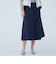 ソワデニム パネルフレアスカート
