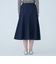 ソワデニム パネルフレアスカート