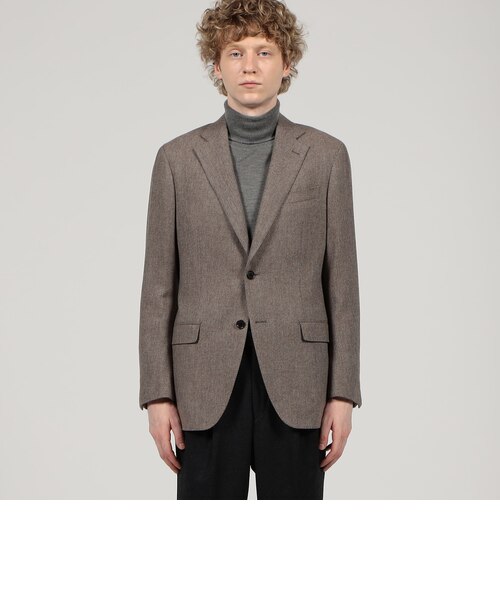 ウールカシミヤ シングルブレステッド 2Bジャケット ZEGNA TROFEO