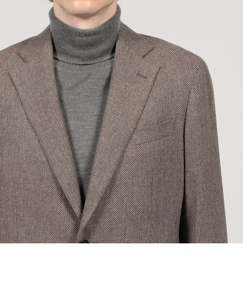 ウールカシミヤ シングルブレステッド 2Bジャケット ZEGNA TROFEO