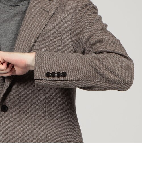 ウールカシミヤ シングルブレステッド 2Bジャケット ZEGNA TROFEO