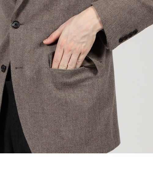 ウールカシミヤ シングルブレステッド 2Bジャケット ZEGNA TROFEO