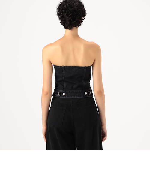 HYKE TWILL STRAPLESS TOP｜トゥモロ－ランドのアウトレット通販