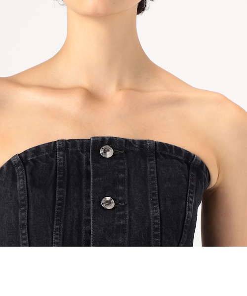 HYKE TWILL STRAPLESS TOP｜トゥモロ－ランドのアウトレット通販｜三井