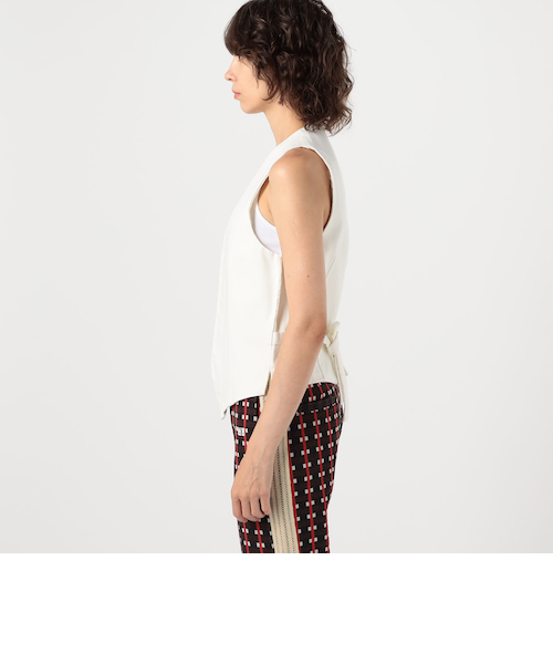 GABRIELA COLL GARMENTS REWORKED VEST コットンジレ｜トゥモロ