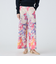 ワープフラワープリント ワイドパンツ