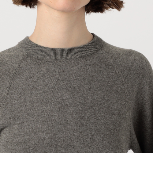 新品！トゥモローランド　ファブリックコンビ クルーネックプルオーバー ファブリックコンビ クルーネックプルオーバー | maison TOMORROWLAND