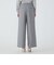 ZELANDER GLEN CHECK タックワイドパンツ