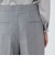 ZELANDER GLEN CHECK タックワイドパンツ