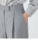 ZELANDER GLEN CHECK タックワイドパンツ