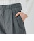 コットンオックスストレッチ イージータックパンツ