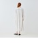 ドローイングラインプリント クルーネックマキシワンピース