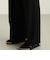 ウールギャバ ベルトパンツ