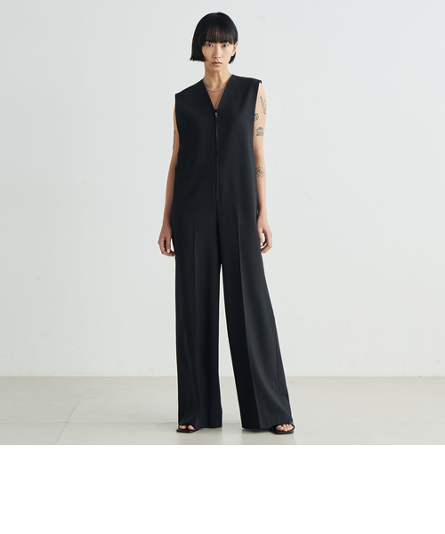 ウールライク ジップアップジャンプスーツ｜トゥモロ－ランドの