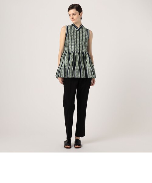 Mame Kurogouchi Lantern Knitted Volume Top｜トゥモロ－ランドの