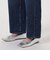 コットンデニム コクーンテーパードパンツ