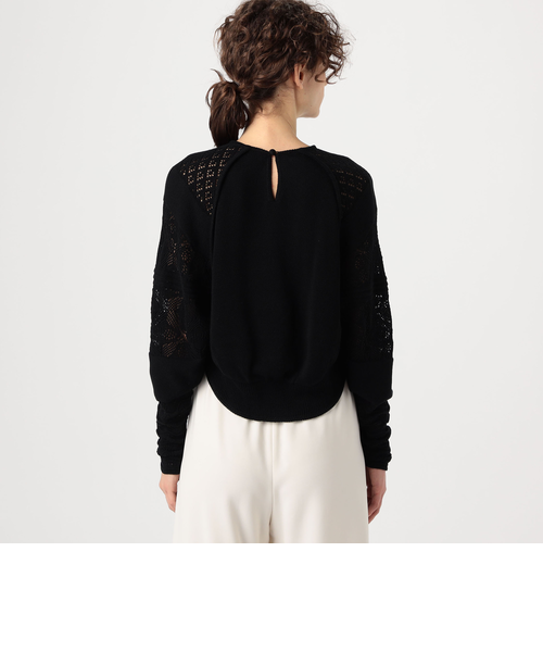 Mame Kurogouchi Lace Knitted Top｜トゥモロ－ランドの