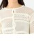 【WEB限定】コットンレーシー クルーネックカーディガン