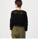 【WEB限定】コットンレーシー クルーネックカーディガン