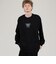 ALMOSTBLACK CREW NECK PRINT LONG