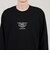 ALMOSTBLACK CREW NECK PRINT LONG