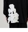 ALMOSTBLACK CREW NECK PRINT LONG