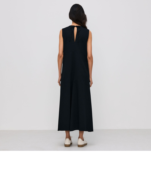 美品✨️ BACCA コットンピケ バックリボンドレス 36 M 黒 ワンピース コットンピケ バックリボンドレス｜トゥモロ－ランドの