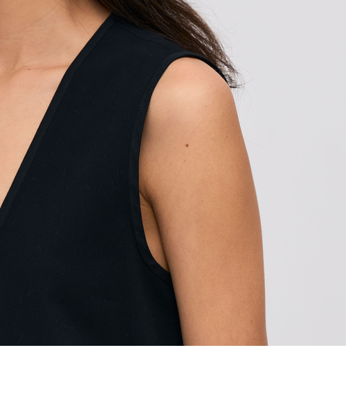 美品✨️ BACCA コットンピケ バックリボンドレス 36 M 黒 ワンピース コットンピケ バックリボンドレス｜トゥモロ－ランドの