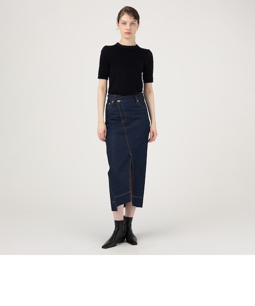 JACQUEMUS デニムスカート JACQUEMUS LA JUPE DE-NIMES コットンデニムスカート｜トゥモロ