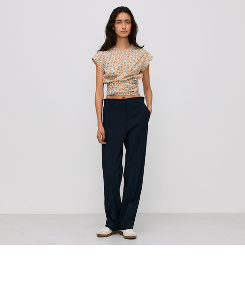 サマーリバティ コットンリボンブラウス｜トゥモロ－ランドの