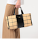 Ele`Sac CHECK WIDE TOTE バッグ