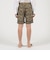バティックプリント バックベルト ショートパンツ