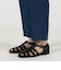 リネン バックベルト ペグトップスラックス SOLBIATI