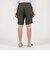 フレンチリネン バックベルト ショートパンツ