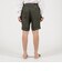 フレンチリネン バックベルト ショートパンツ