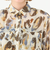 ドロップシェルプリント シャツブラウス