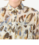 ドロップシェルプリント シャツブラウス
