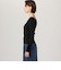 Courreges OFF SHOULDER RIB KNIT TOP