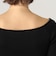Courreges OFF SHOULDER RIB KNIT TOP