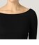 Courreges OFF SHOULDER RIB KNIT TOP