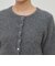 【WEB先行予約】フォックスカシミヤ ハーフスリーブカーディガン