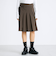 ウールライク ラッププリーツスカート