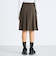 ウールライク ラッププリーツスカート